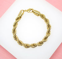 Rope Bracelet - Gold Filled