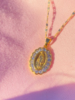 Crystal Virgencita Necklace